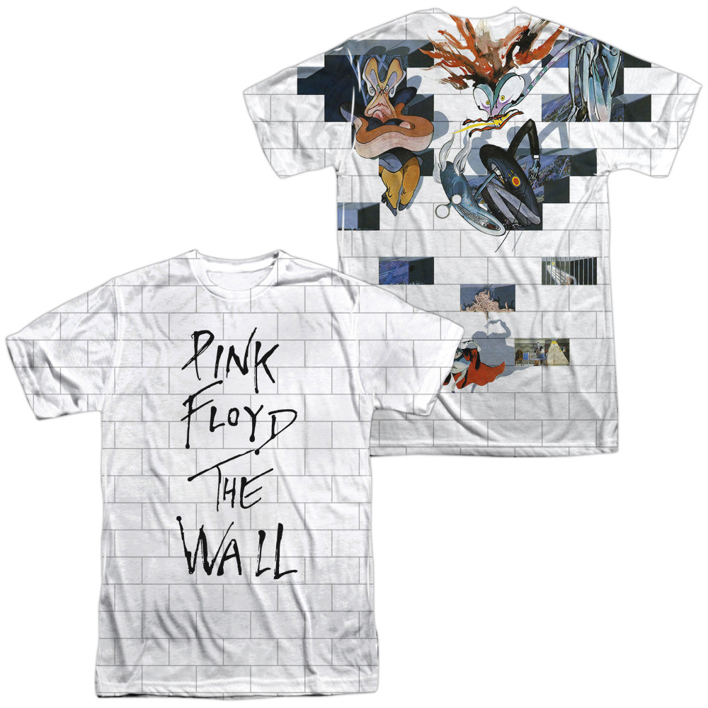 Roger Waters/the Wall (front/back Print)-s/s Adult Poly Crew-white