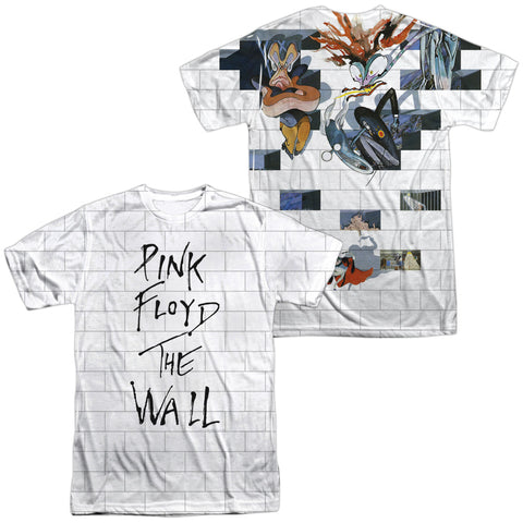 Roger Waters/the Wall (front/back Print)-s/s Adult Poly Crew-white