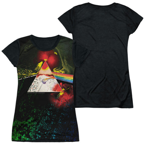 Junior Cap Sleeve 100% Poly Black Back