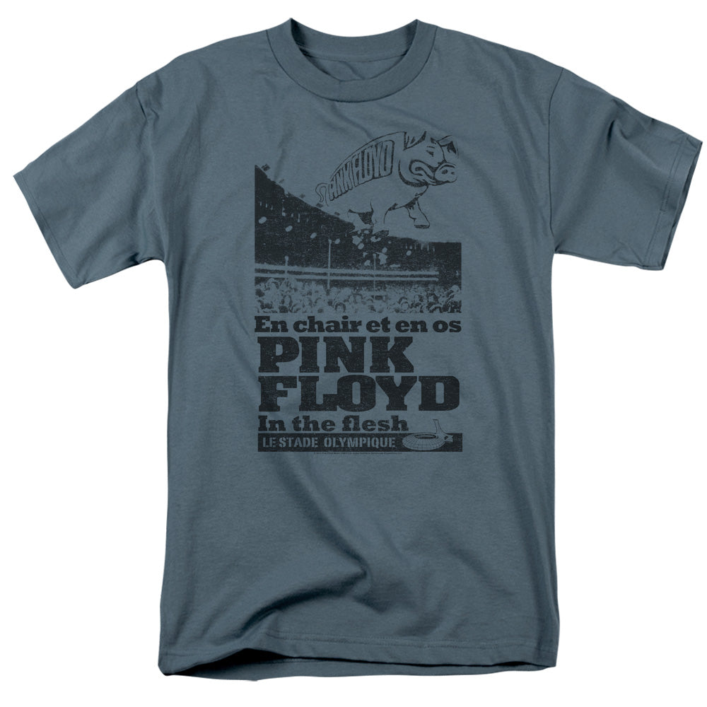 Pink Floyd/in The Flesh-s/s Adult 18/1-slate