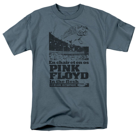Pink Floyd/in The Flesh-s/s Adult 18/1-slate