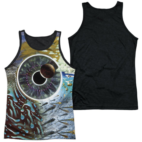 Adult 100% Poly Tank Top Black Back