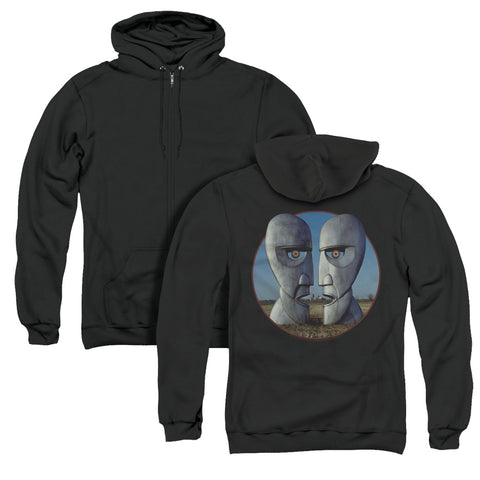 Pink Floyd/division Bell Cover (back Print) - Adult Zipper Hoodie-black