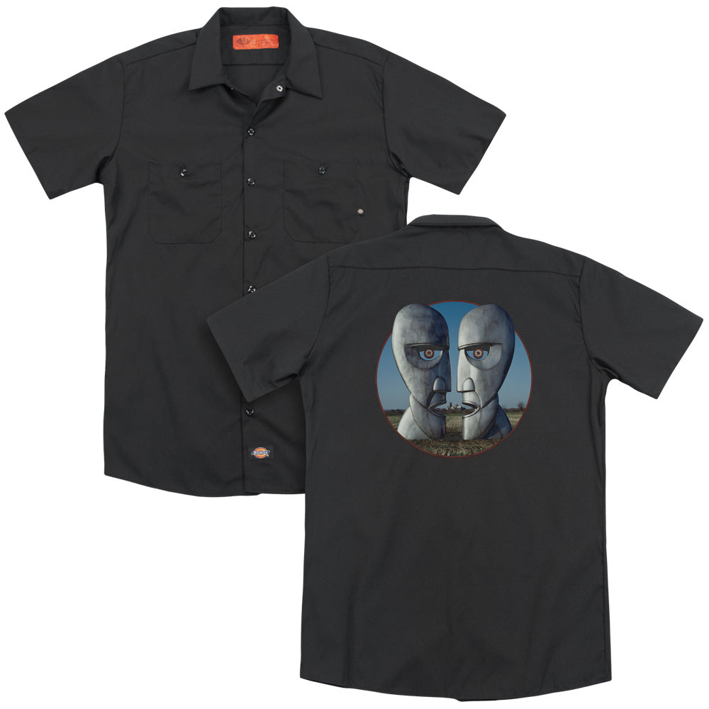 Pink Floyd/division Bell Cover (back Print) - Adult Work Shirt - Black