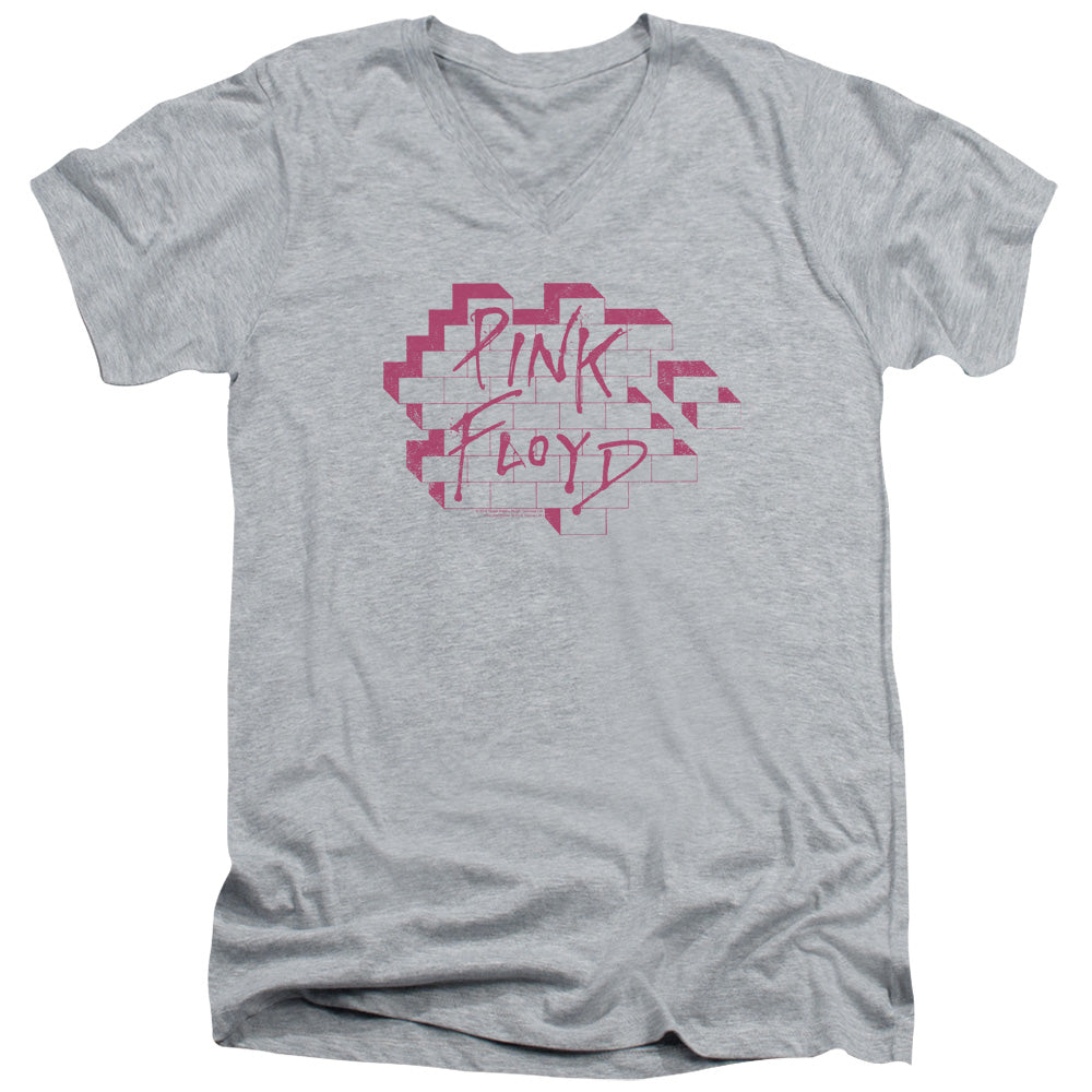 Roger Waters/wall Logo-s/s Adult V-neck 30/1-athletic Heather
