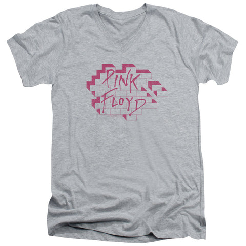 Roger Waters/wall Logo-s/s Adult V-neck 30/1-athletic Heather