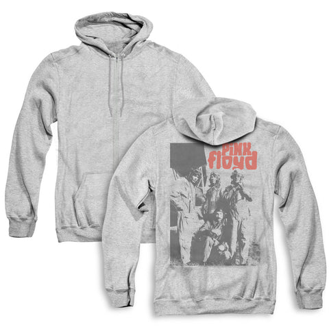 Pink Floyd/point Me At The Sky (back Print) - Adult Zipper Hoodie-athletic Heather