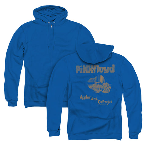 Pink Floyd/apples And Oranges (back Print) - Adult Zipper Hoodie-royal Blue