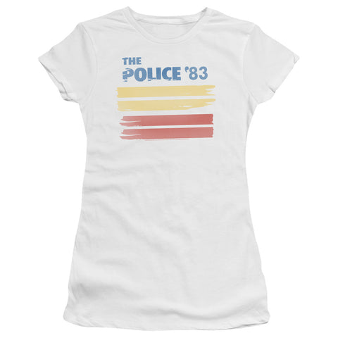 The Police/83-s/s Junior Sheer-white