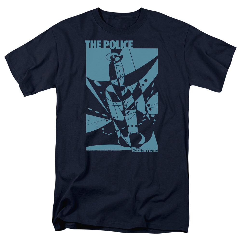 The Police/message In A Bottle-s/s Adult 18/1-navy