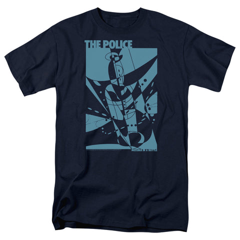 The Police/message In A Bottle-s/s Adult 18/1-navy