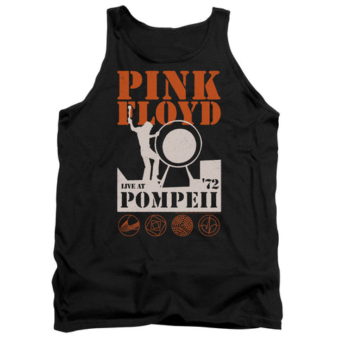 Pink Floyd/pompeii-adult Tank-black