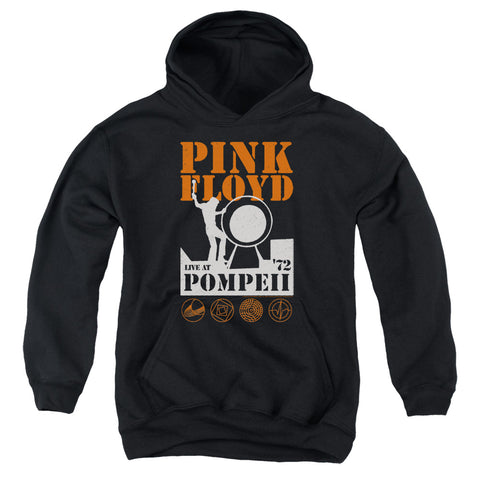 Pink Floyd/pompeii-youth Pull-over Hoodie-black