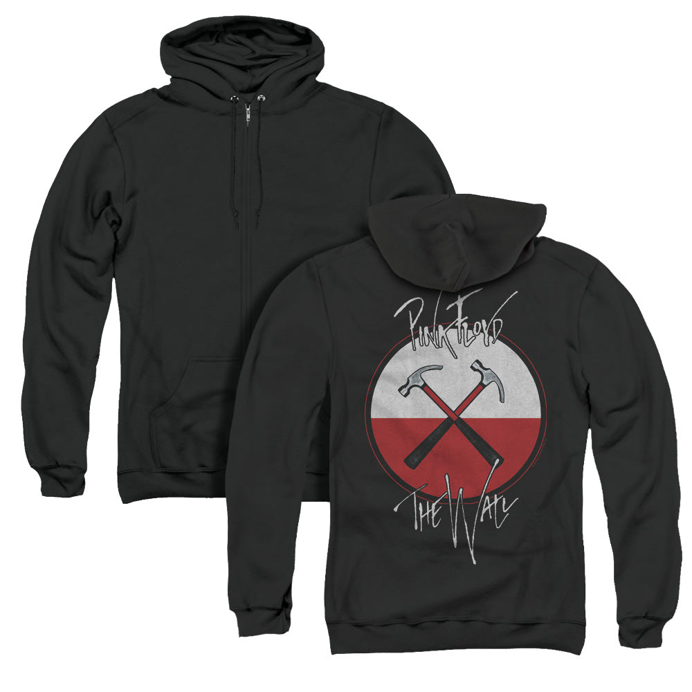Pink Floyd/hammers (back Print) - Adult Zipper Hoodie-black