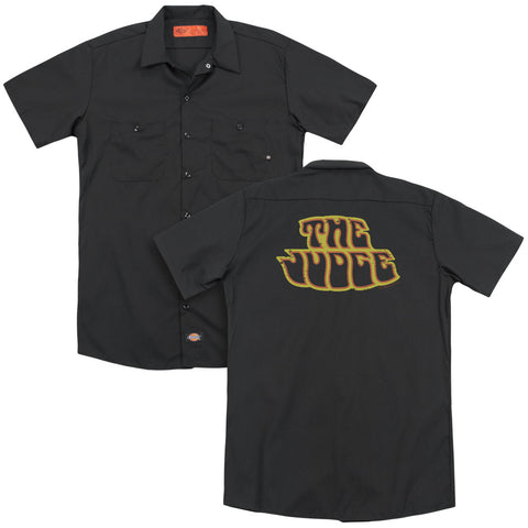 Pontiac/iconic Firebird (back Print) - Adult Work Shirt - Black