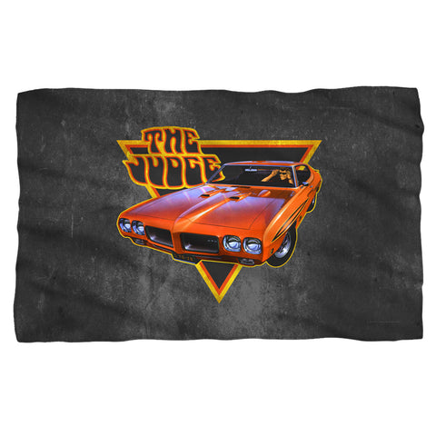 Pontiac/the Judge-fleece Blanket-white