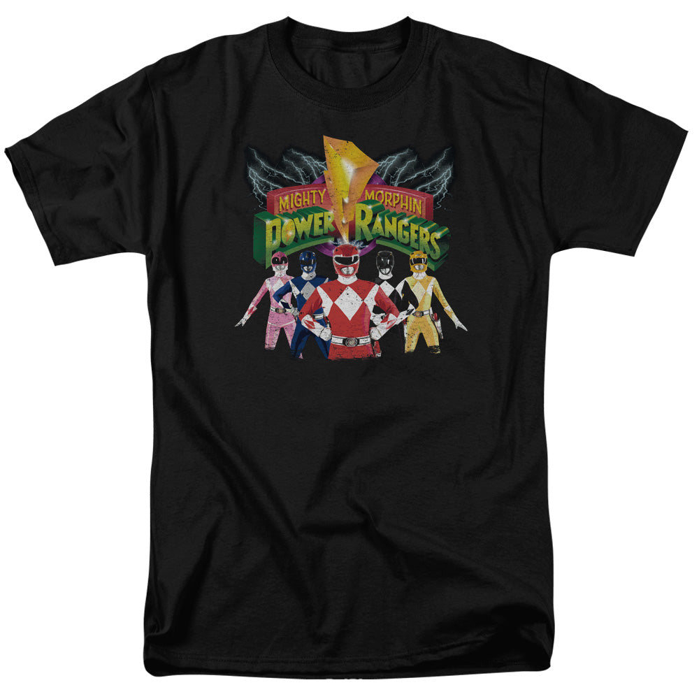 Power Rangers/rangers Unite-s/s Adult 18/1-black