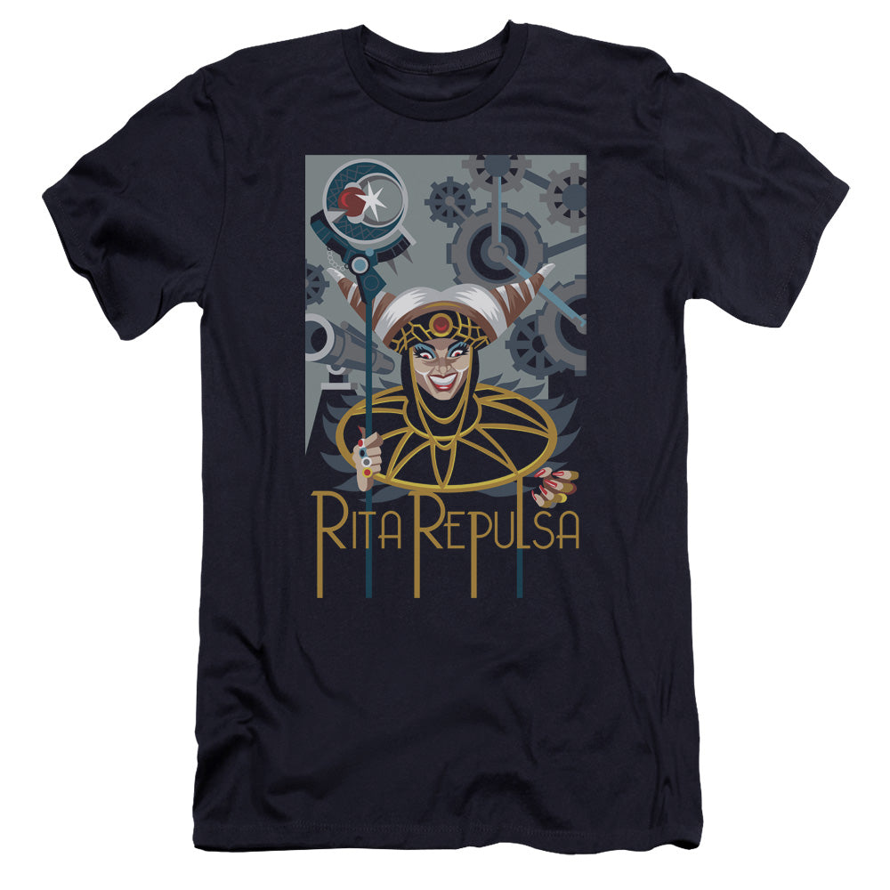 Power Rangers/rita Deco-premuim Canvas Adult Slim Fit 30/1-navy