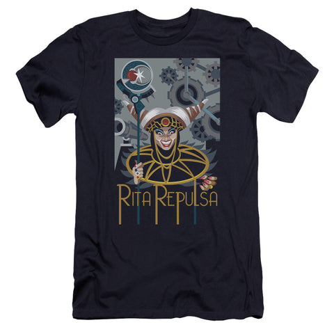 Power Rangers/rita Deco-premuim Canvas Adult Slim Fit 30/1-navy