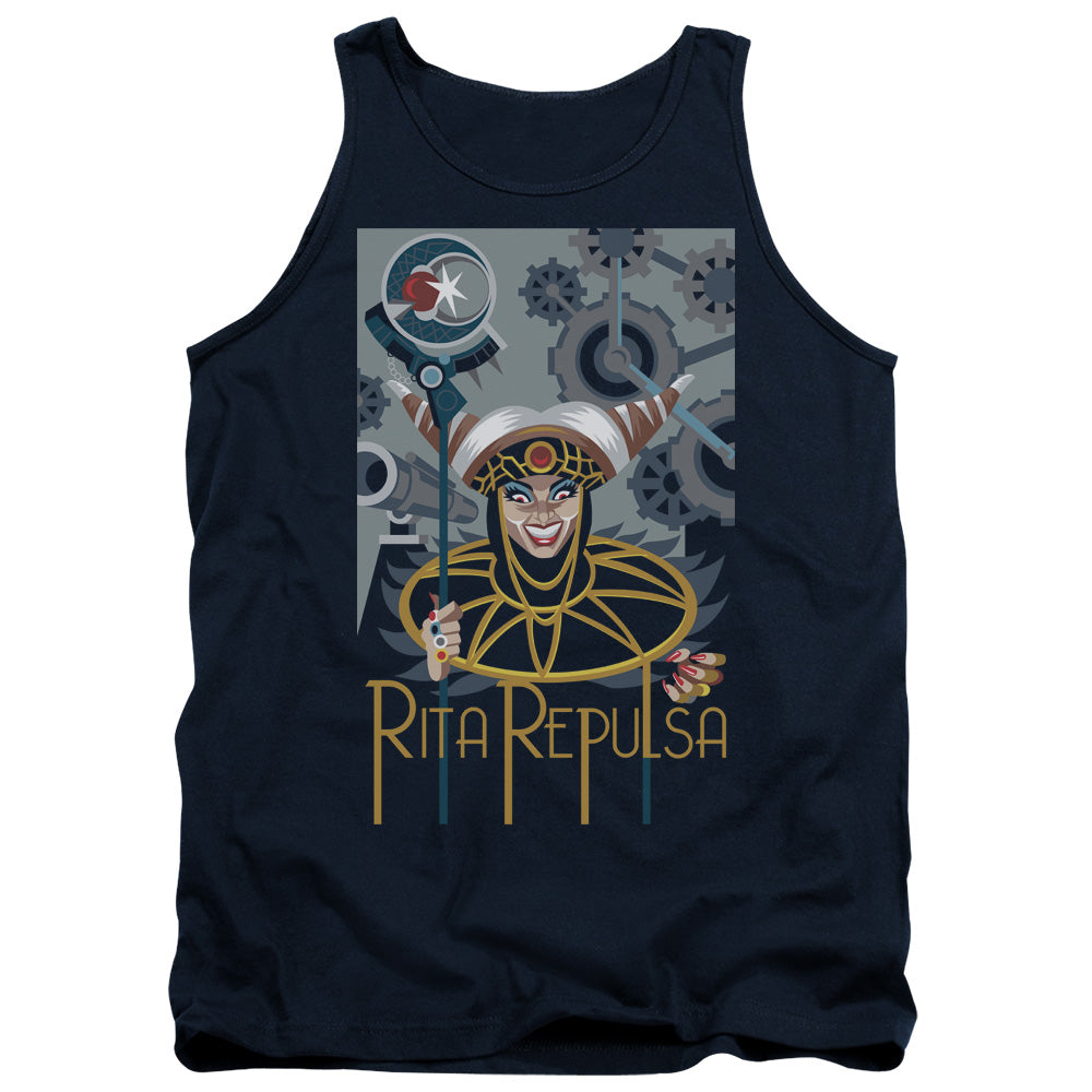 Power Rangers/rita Deco-adult Tank-navy