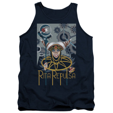 Power Rangers/rita Deco-adult Tank-navy
