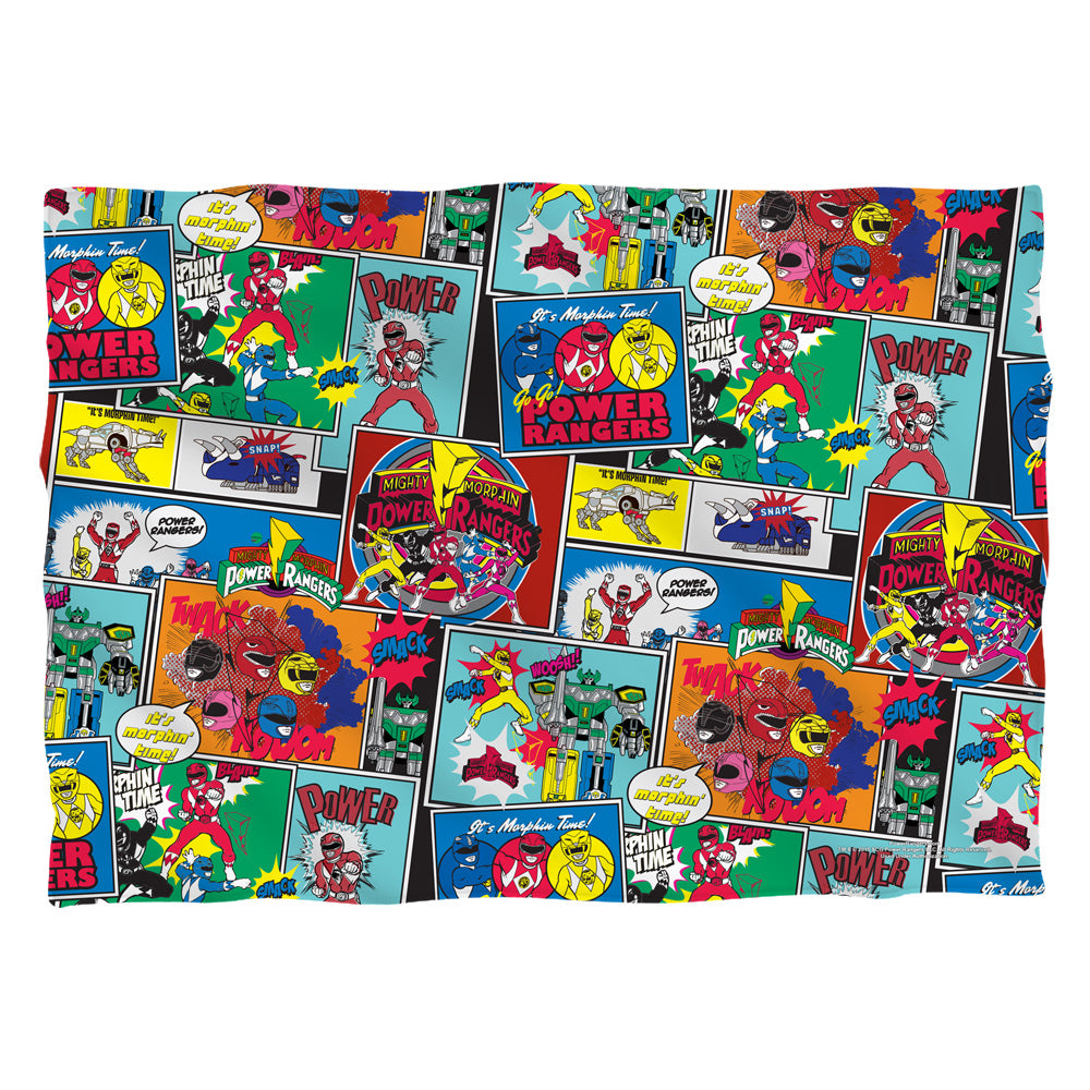 Power Rangers/pattern-pillow Case-white