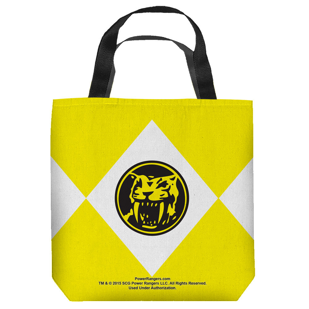 POWER RANGERS-YELLOW RANGER - TOTE BAG - 9x9