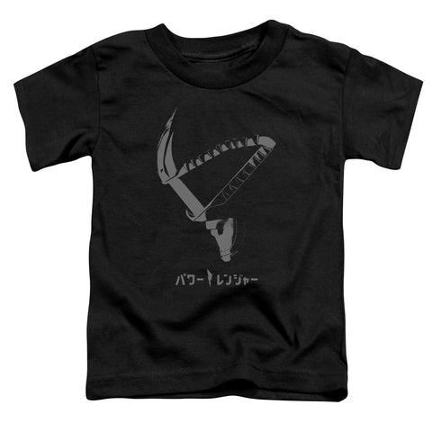 Power Rangers/helmet-s/s Toddler Tee-black