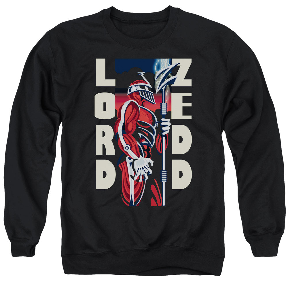 Power Rangers/zedd Deco - Adult Crewneck Sweatshirt - Black