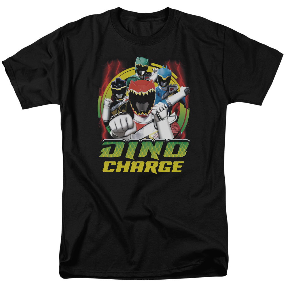 Power Rangers/dino Lightning-s/s Adult 18/1-black