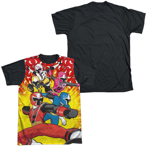 Adult Regular Fit Short Sleeve 100% Poly Black Back