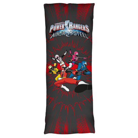 POWER RANGERS-NINJA TEAM - MICROFIBER BODY PILLOW - 18x54
