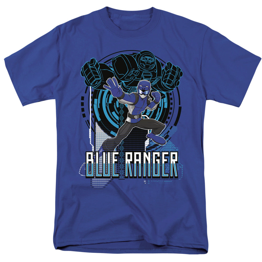 Power Rangers/blue Ranger-s/s Adult 18/1-royal Blue