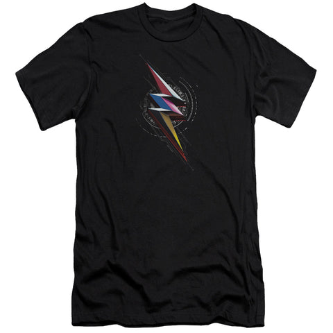 Power Rangers/bolt Sigil-s/s Adult 30/1-black