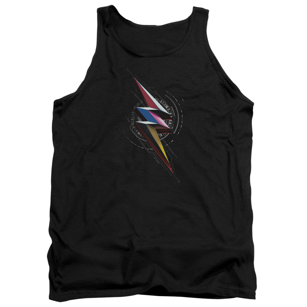Power Rangers/bolt Sigil-adult Tank-black
