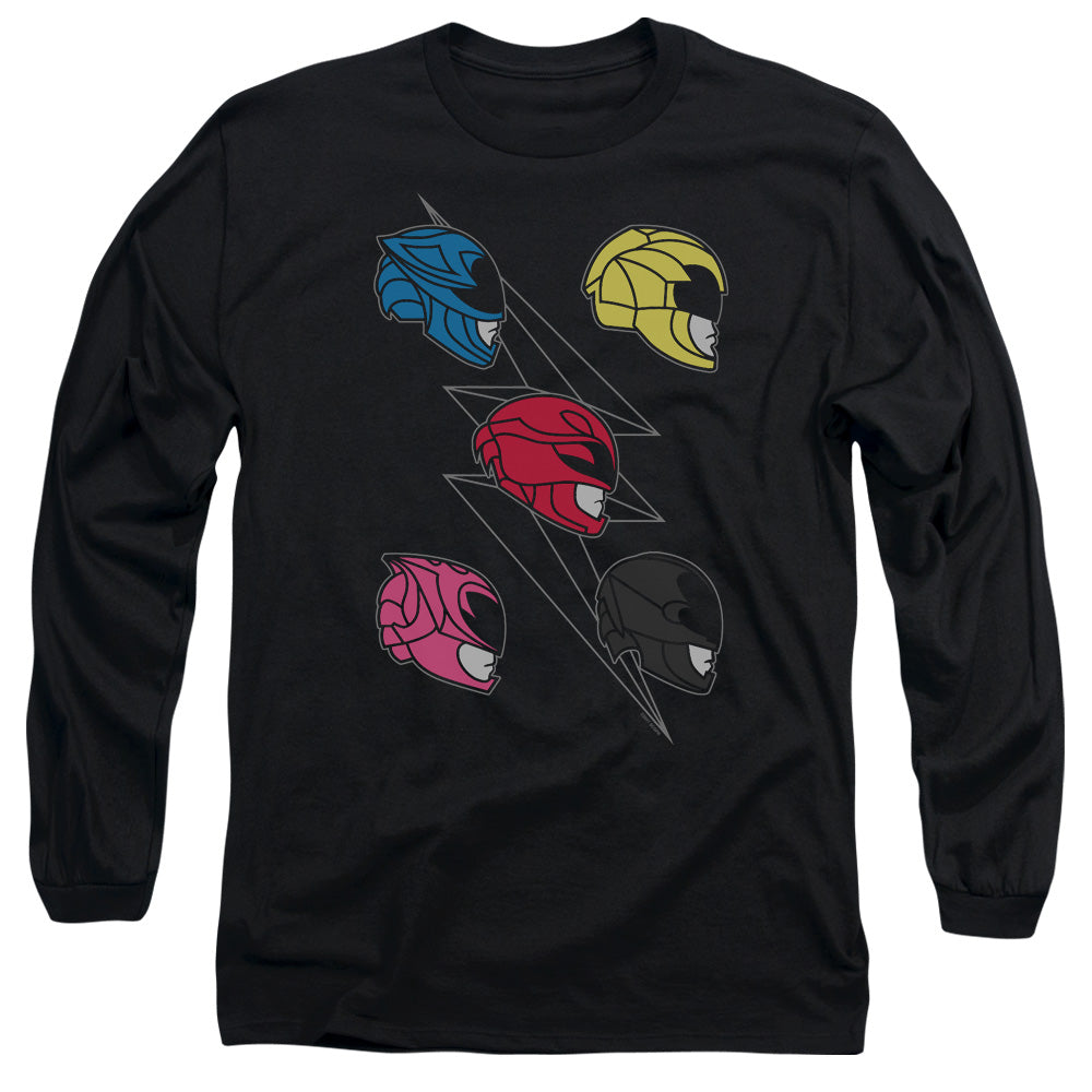 Power Rangers/line Helmets-l/s Adult 18/1-black