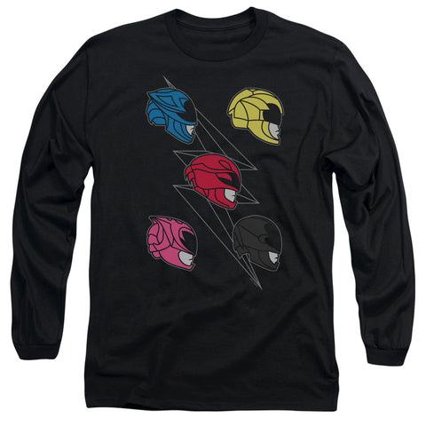 Power Rangers/line Helmets-l/s Adult 18/1-black