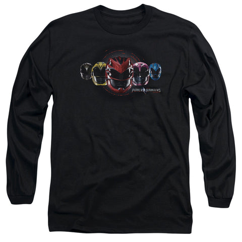 Power Rangers/head Group-l/s Adult 18/1-black