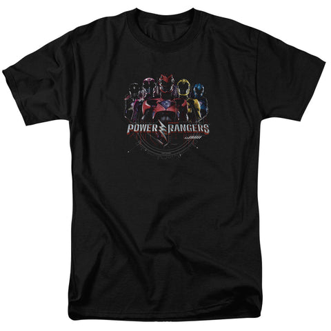 Power Rangers/ranger Circuitry-s/s Adult 18/1-black
