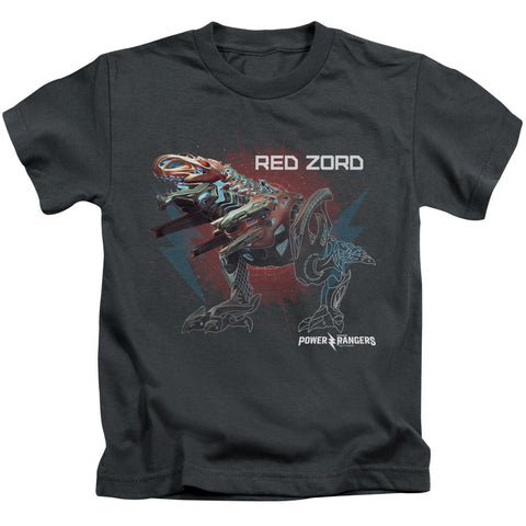 Power Rangers/red Zord-s/s Juvenile 18/1-charcoal