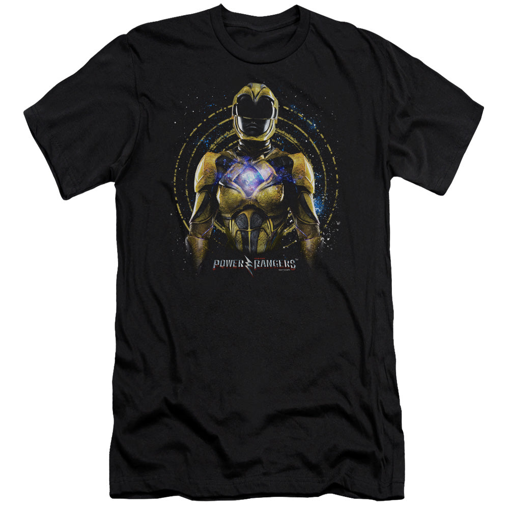 Power Rangers/yellow Ranger-hbo S/s Adult 30/1-black
