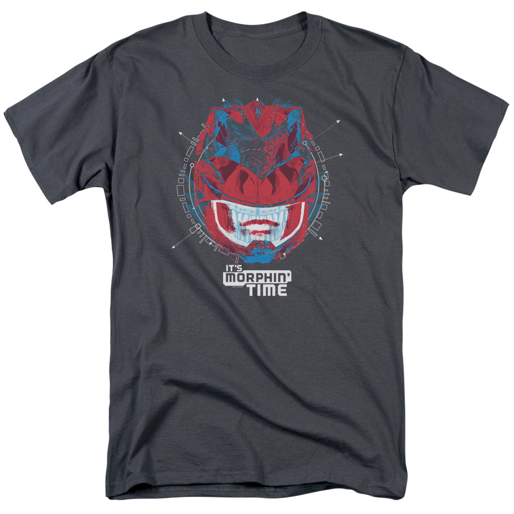 Power Rangers/its Morphin Time-s/s Adult 18/1-charcoal