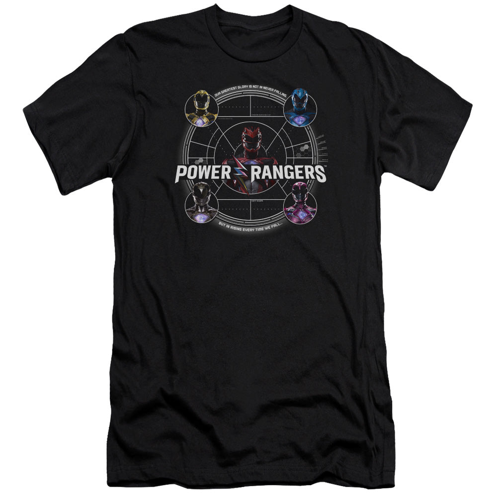 Power Rangers/greatest Glory-hbo S/s Adult 30/1-black