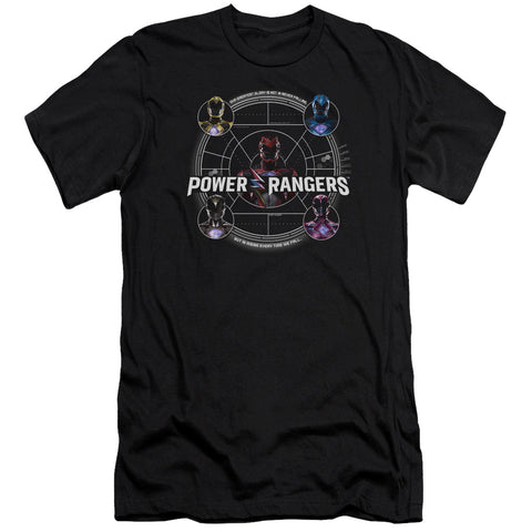 Power Rangers/greatest Glory-hbo S/s Adult 30/1-black