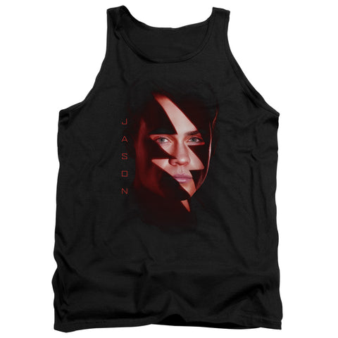 Power Rangers/jason Bolt-adult Tank-black