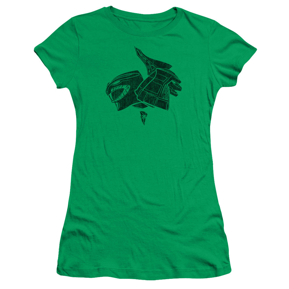 Power Rangers/green-s/s Junior Sheer-kelly Green