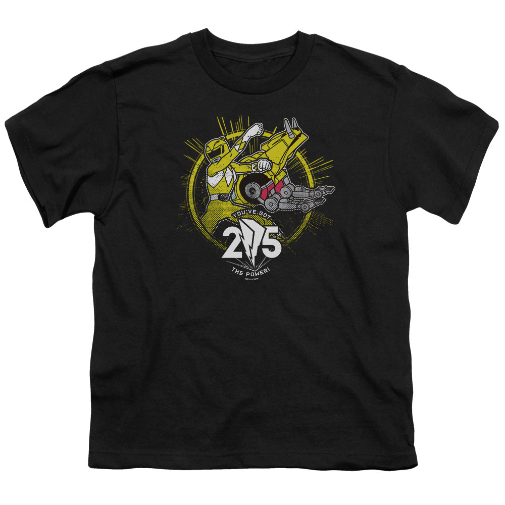 Power Rangers/yellow 25-s/s Youth 18/1-black