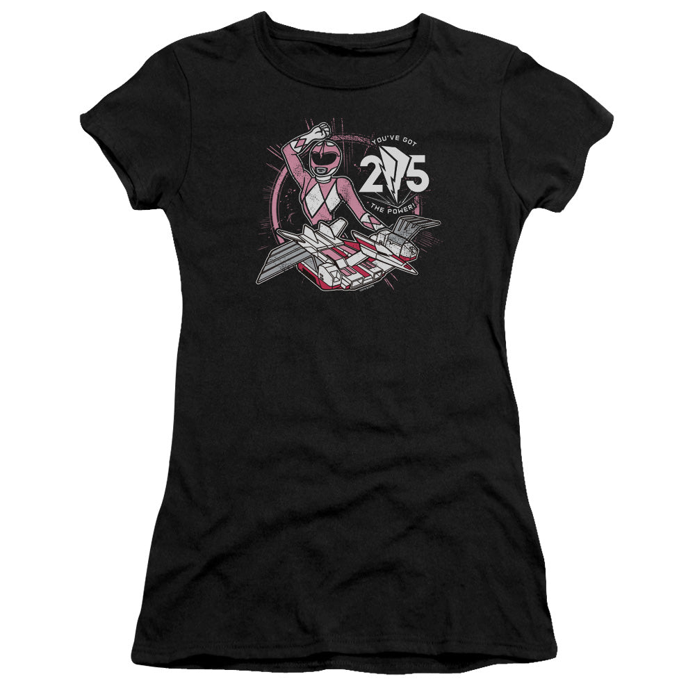 Power Rangers/pink 25-s/s Junior Sheer-black