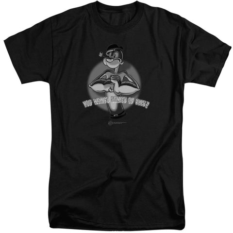 Popeye/somes Of This-s/s Adult Tall-black