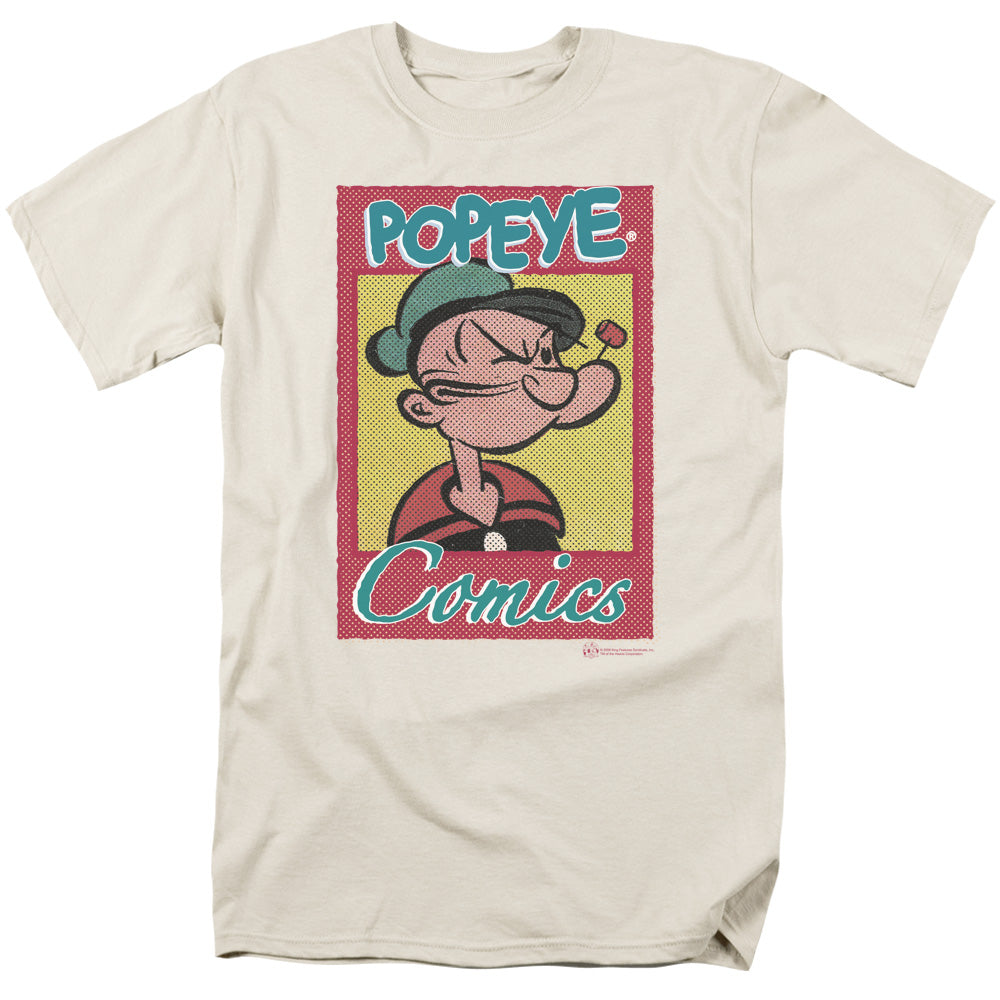 Popeye/popeye Comics - S/s Adult 18/1 - Cream